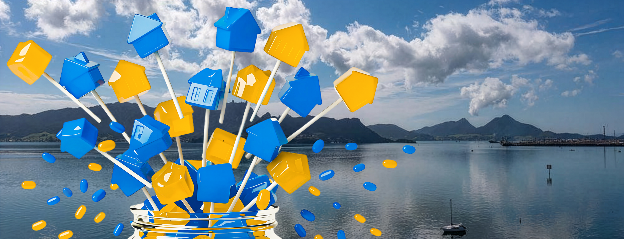  Generation Homes Pick 'n' Mix at The Landing, One Tree Point The Landing View Pickn Mix banner lollies 