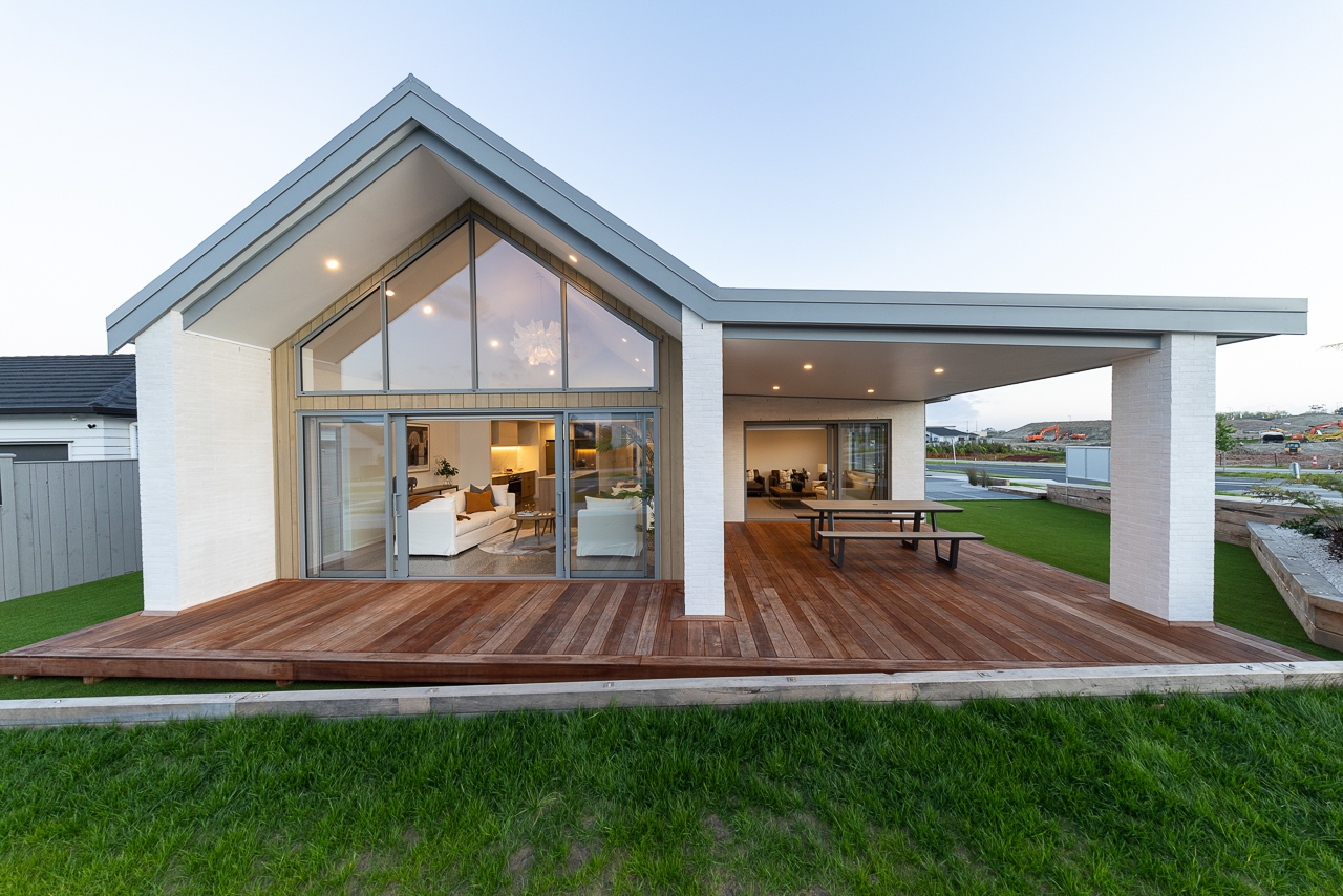  Generation Homes Designer Lifestyle on Lot 13 Riverview 94 Waiwai Drive Wainui Auckland North Okura Plan Dusk Shots 2025 075 exterior 