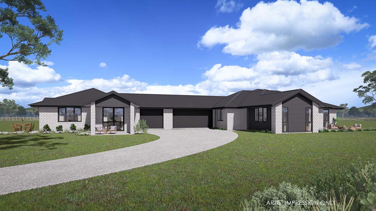  Generation Homes Lots 10 & 13 PUHOI HOME & INCOME  ON LIFESTYLE SECTION Clarence 3 D VIEW web 