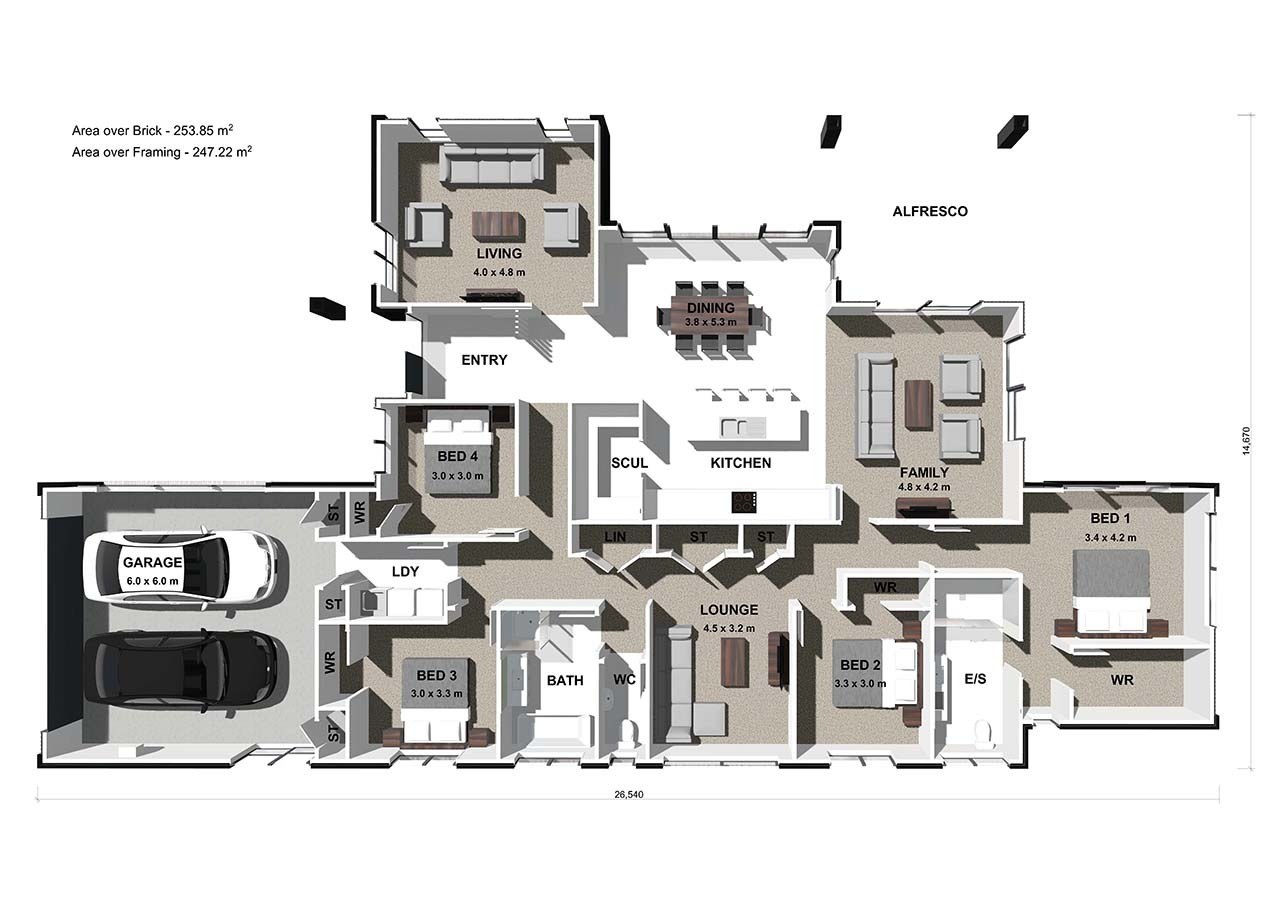 Generation Homes Lot 16 Puhoi Lifestyle Dream Awaits Urban 3 D Floor Plan web 