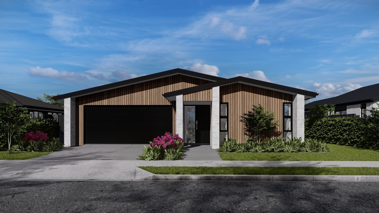  Generation Homes Farrier - Smart modern living Farrier Gable 3 D Render View web 