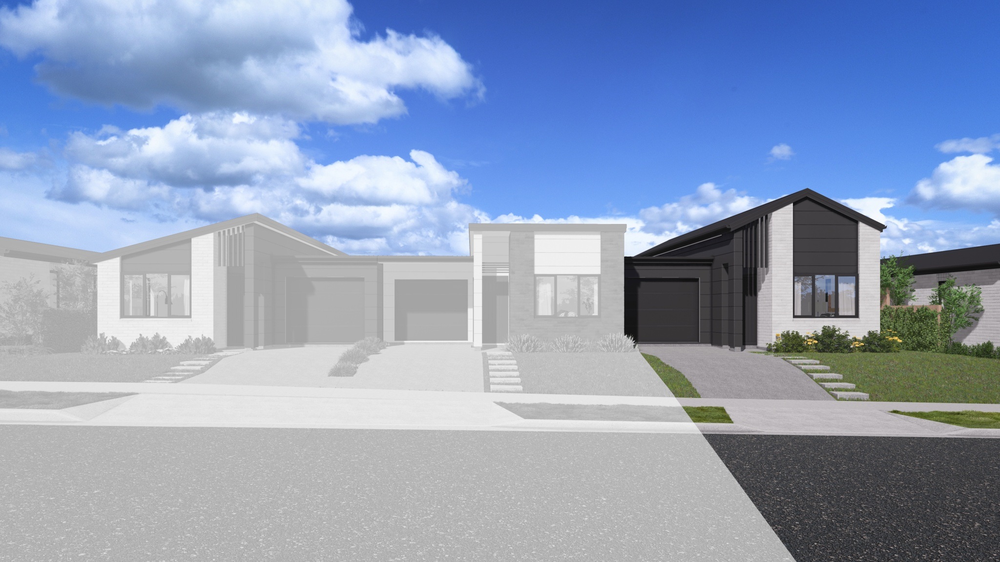  Generation Homes Brand New Te Puke Home – Sunny, Affordable Living 3 D View LOT 14 15 16 Triplex Lot 16 
