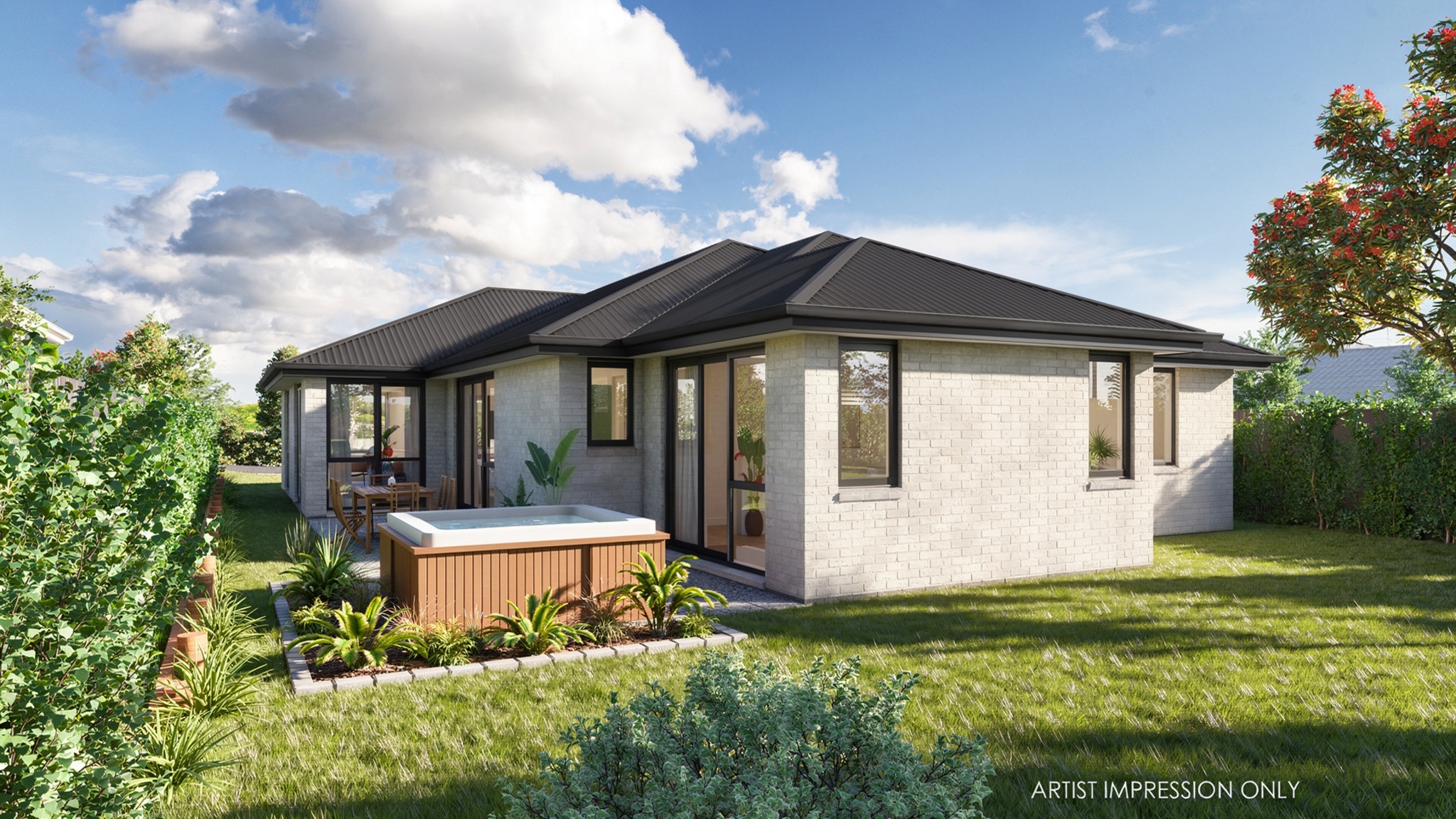  Generation Homes Sun-Filled, Low-Maintenance Coastal Living Awaits Lot 128 Te Awanui Waters 3 D View 02 Edit 