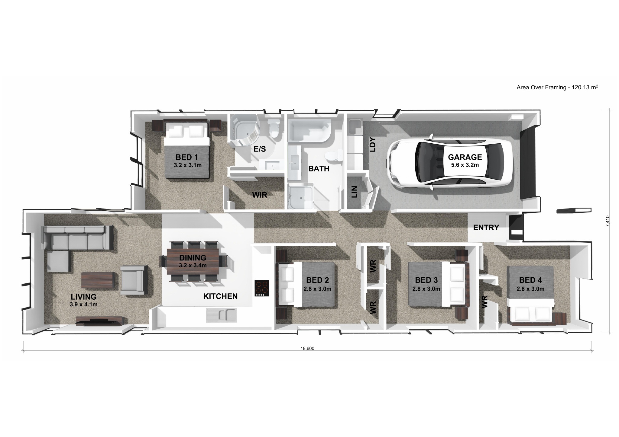  Generation Homes Four Bed Coastal Living Under $900K Lot 306 Bestland Seddon 4 BED 3 D Floor Plan page 0001 