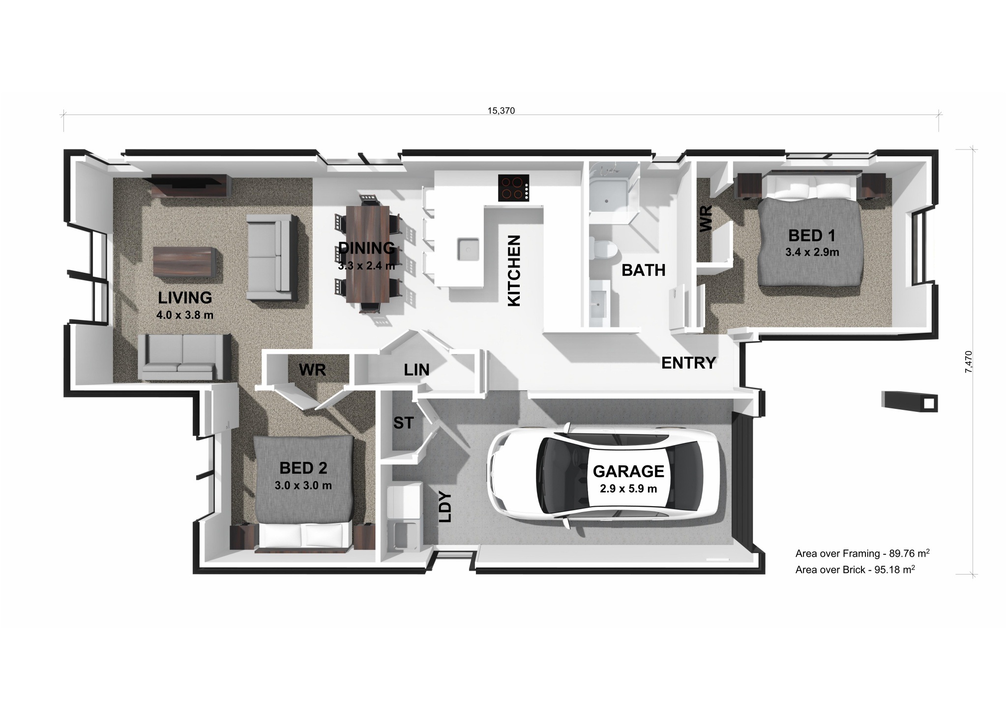  Generation Homes WHAT A BUY- GREAT LOCATION Lot 307 Bestland 2 Bed1 Bath1 G 3 D FLOOR PLAN page 0001 
