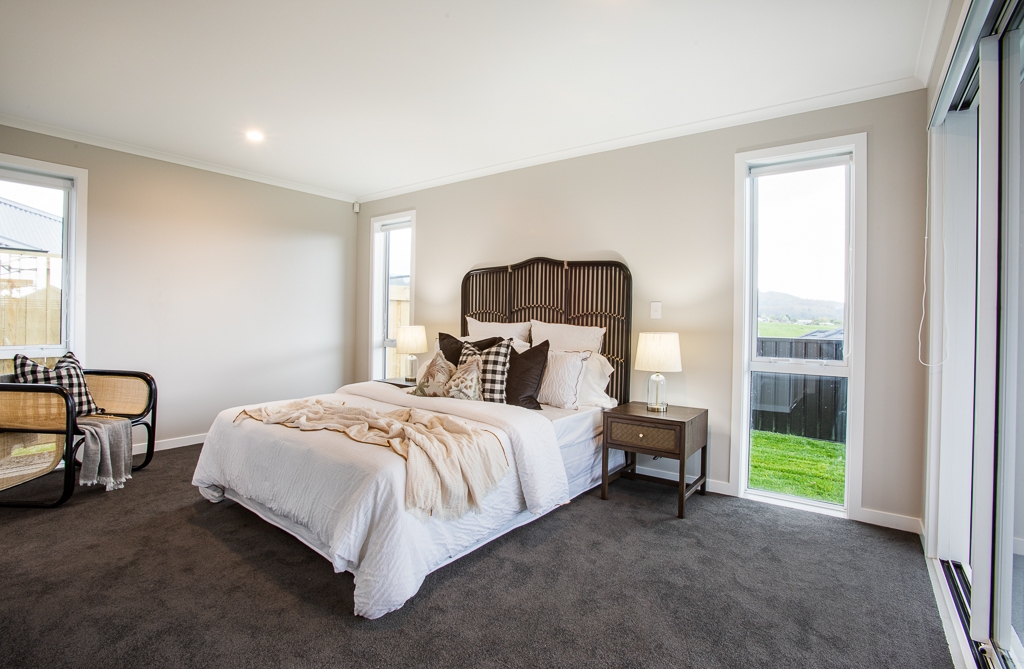  Generation Homes Sun-Filled, Low-Maintenance Coastal Living Awaits Manawa 5 Kohekohe Drive Owhata Rotorua Master bedroom 1 