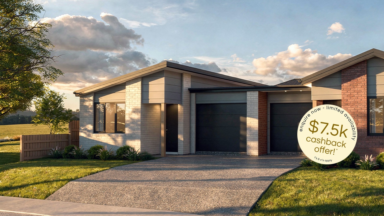  Generation Homes Affordable Investment – Modern 2-Bed Duplex Near Te Puke’s Work Hubs Render LOT 126 127 Duplex Edit cashback 2 