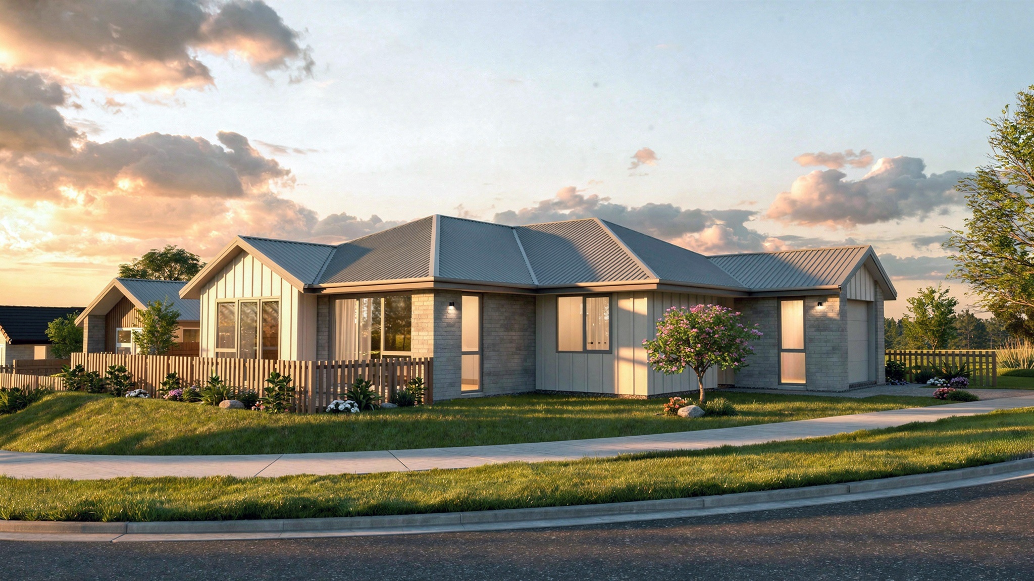  Generation Homes Room for More in Te Puke – Spacious New Build for Modern Families Render LOT 136 AI edit 