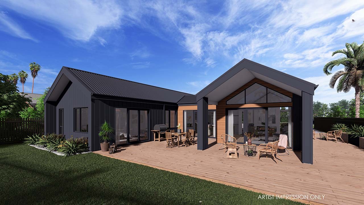  Generation Homes Spacious New Family Home in Grayshott Glade, Christchurch Coatesville 3 D View1 web 