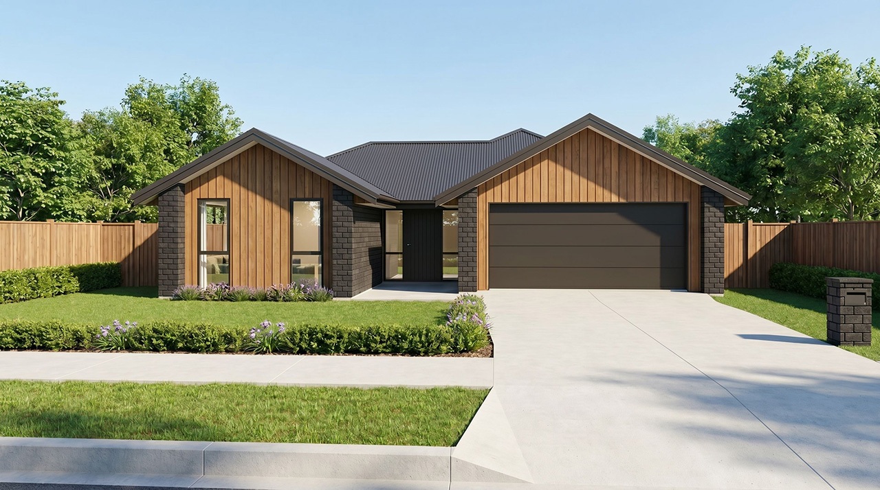  Generation Homes Modern Family Living in Desirable Highsted Residential Port Hills Render web 