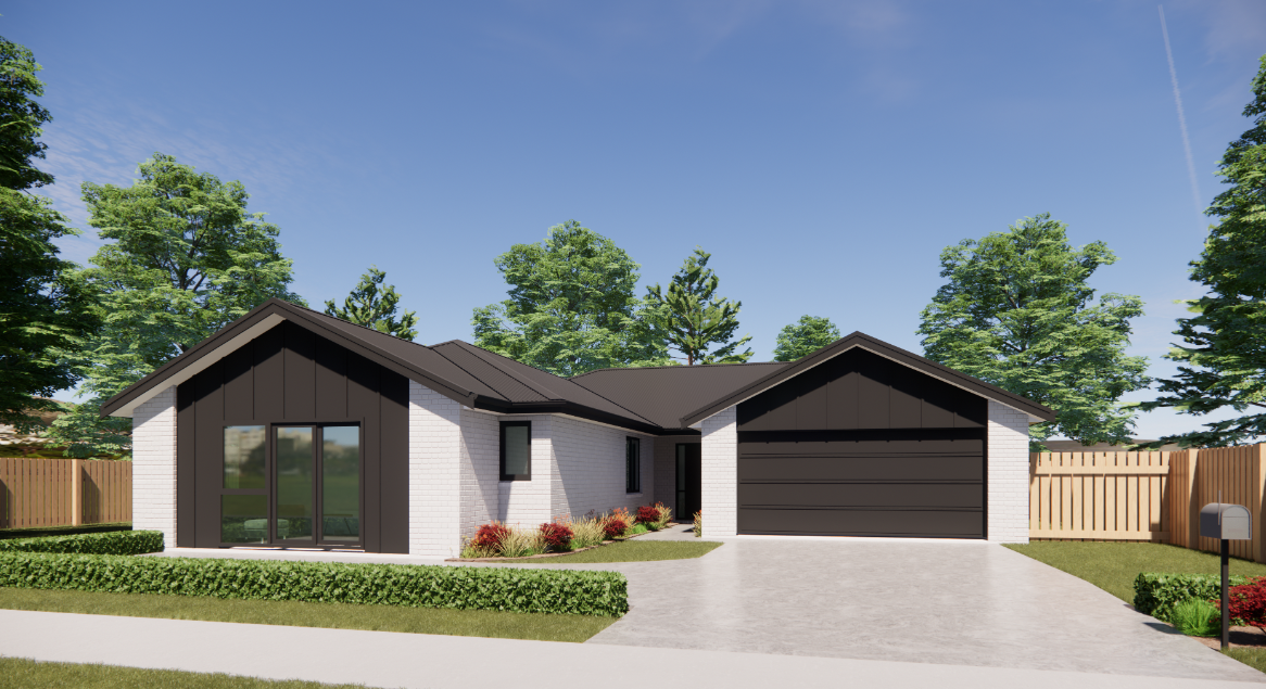  Generation Homes Townsend Fields, Rangiora Multigenerational Living or Home and Income Render 