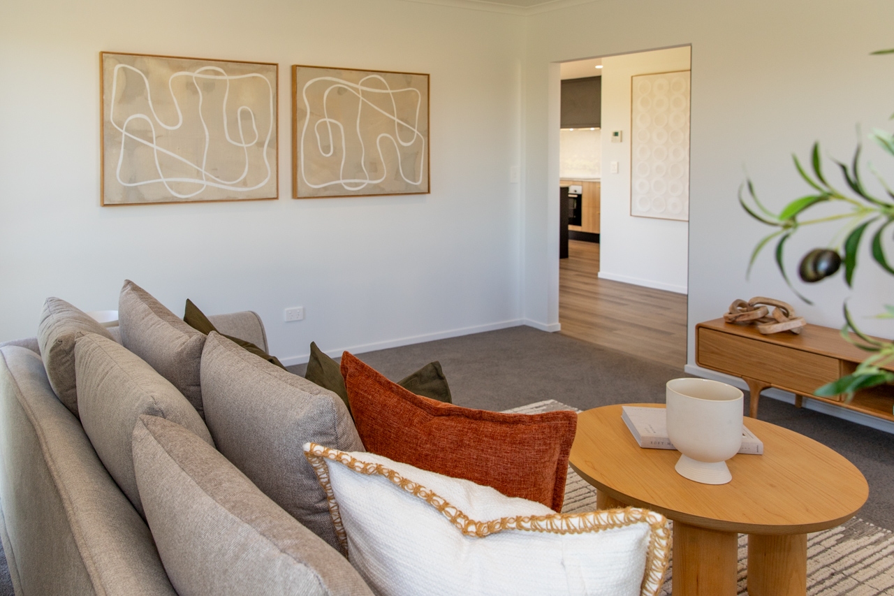  Generation Homes Exceptional 4-bedroom Home in Birchfields, Lincoln Urban 1 Buxton Crescent Peakedale Estate Matamata living room 4 