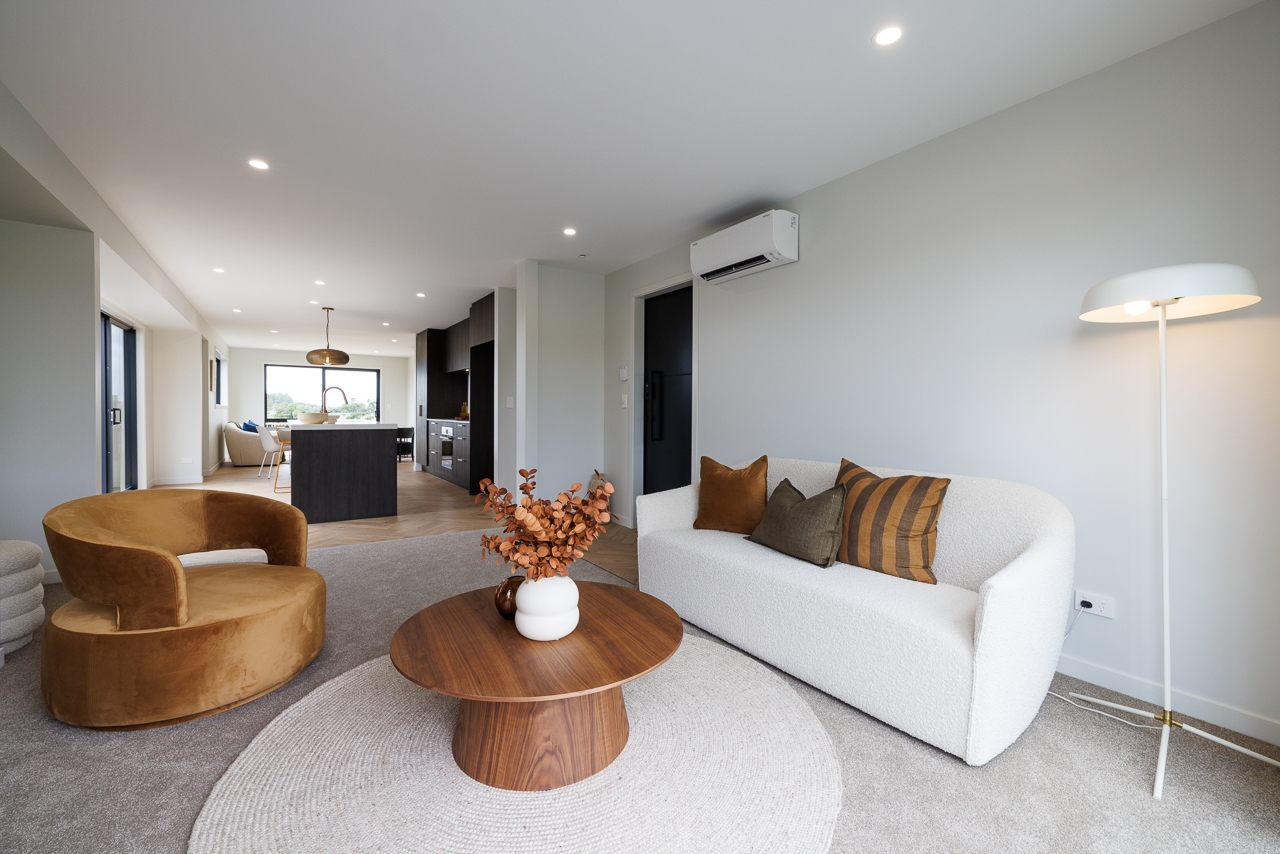  Generation Homes Modern New Living: 3 Bed, 2 Bath Home in Rolleston Generation Homes: Rotokauri Show Home, 5 Horseshoe Terrace, Brymer Heights, Hamilton.
Tuesday 12  March 2024.
Photograph Richard Robinson © 2024.
Rights managed image. No Reproduction without prior written permission. 