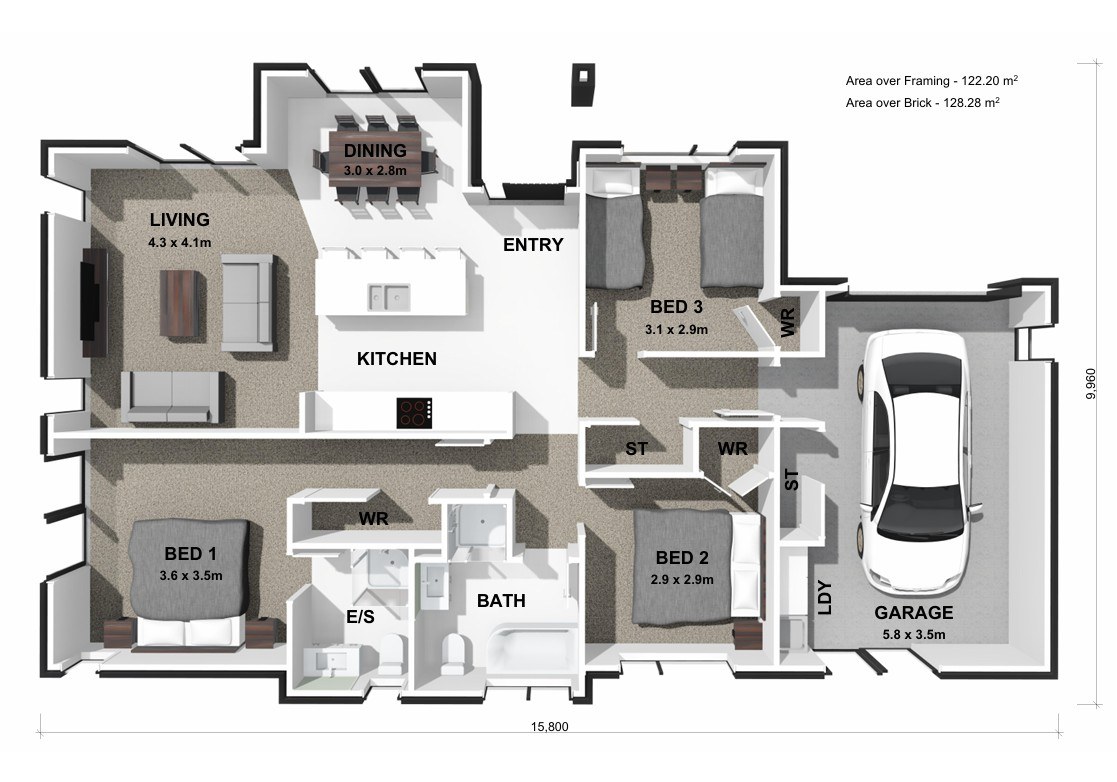  Generation Homes LOCK AND LEAVE BRAND NEW HOME - TAMATEA ROAD 37 Tamatea Cresc floor plan 