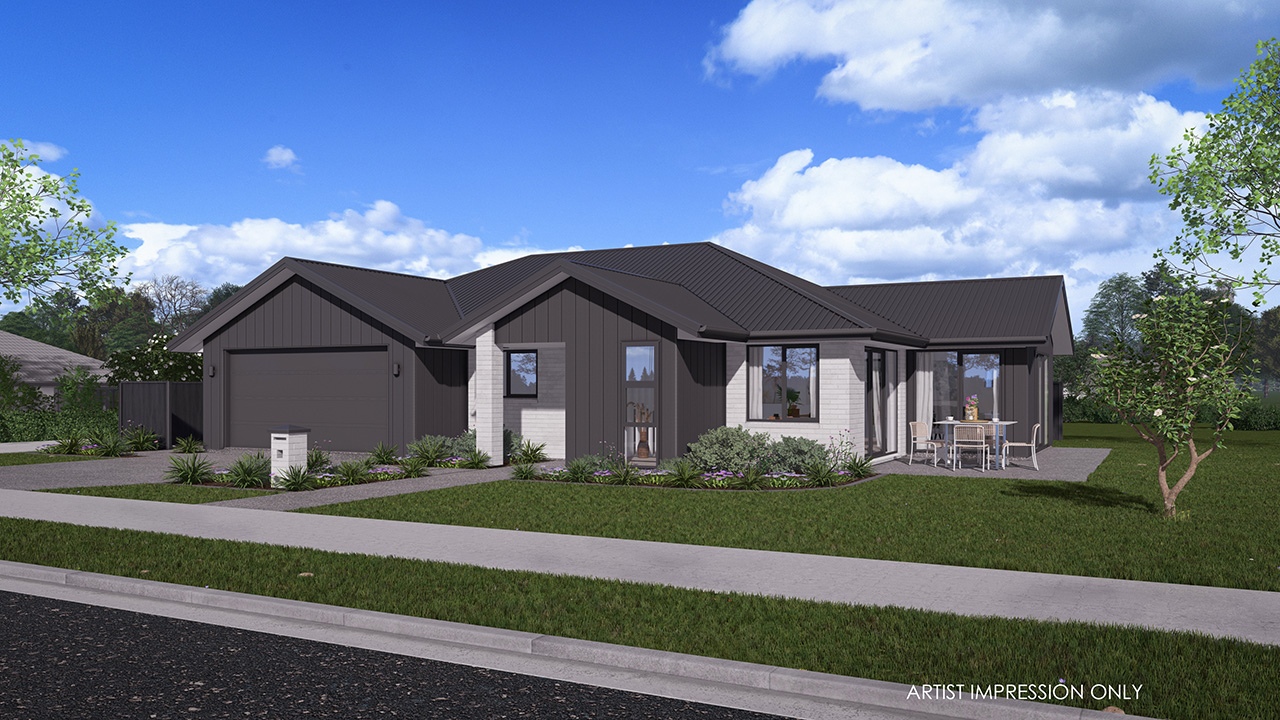  Generation Homes Modern Family Living in Strathmore Park, Tokoroa Lot 1 Strathmore Park 3 D View web 