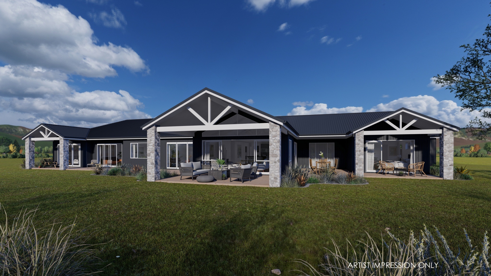  Generation Homes 176B BAYLY ROAD, TIRAU - LOT 2 Mapara 3 D View 02 REV1 