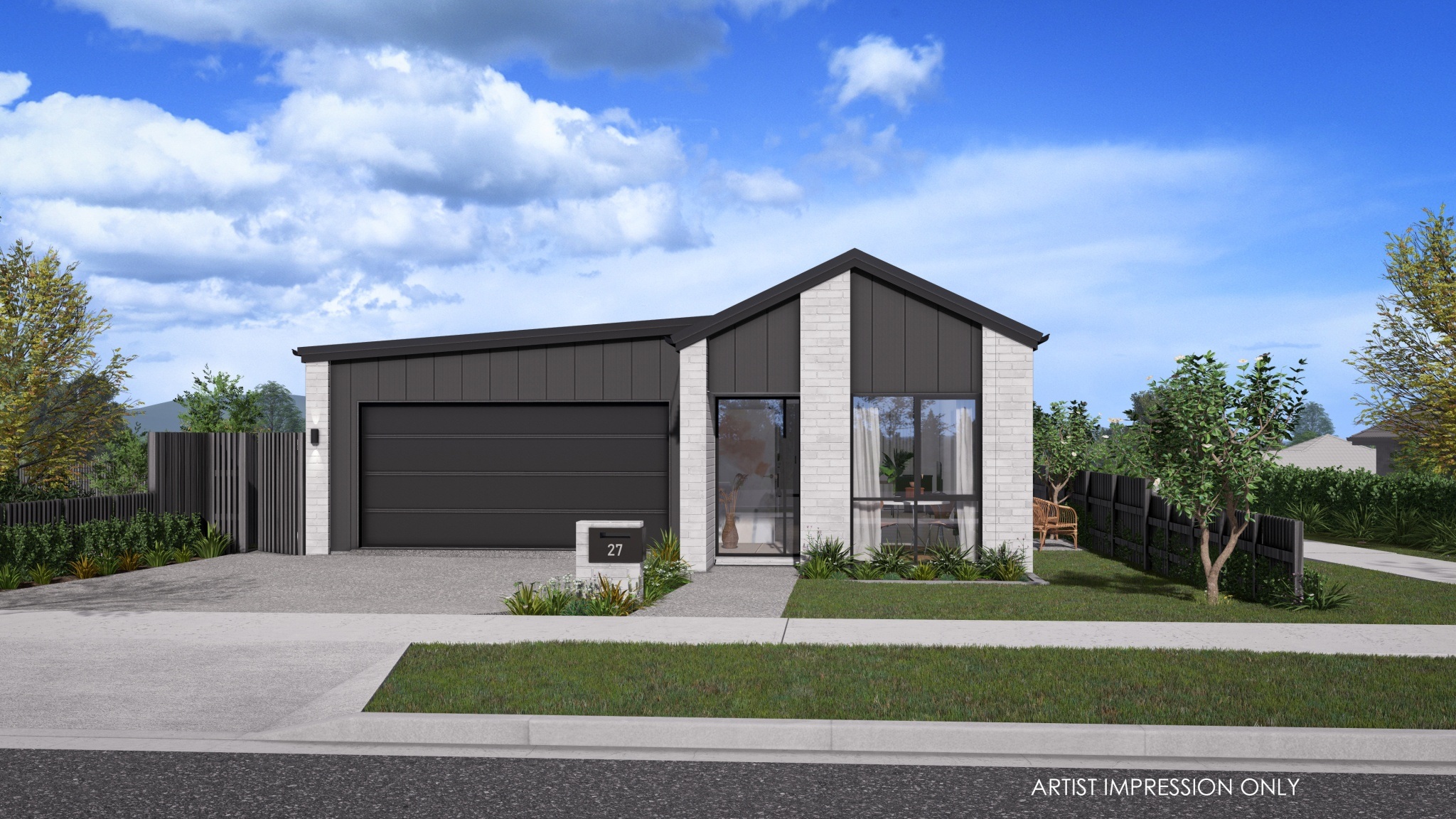  Generation Homes Double Garage and Elevated Views in Brymer Heights Lot 109 Brymer Heights 3 D View V3 