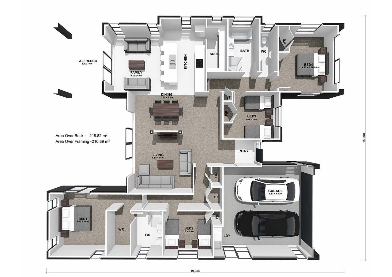  Generation Homes Pour Yourself a New Lifestyle on Cabernet TWIZEL 3 D Floor Plan web 