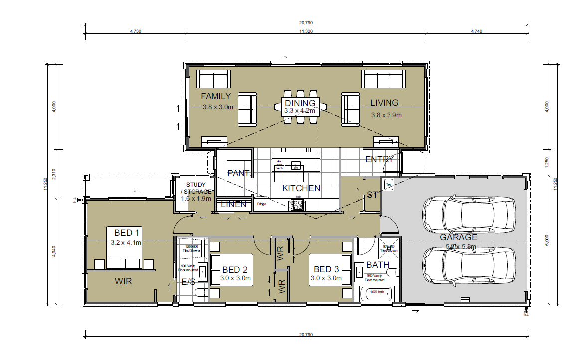  Generation Homes Striking Pavilion Style on Lot 301, The Landing Hawthorne 3 D render 