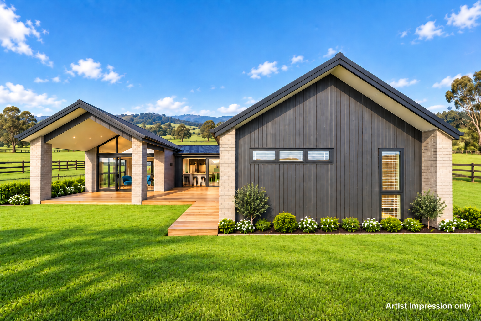  Generation Homes Coasteville - Sands Road - Glenbervie Modern Country House and Landscaped Yard 