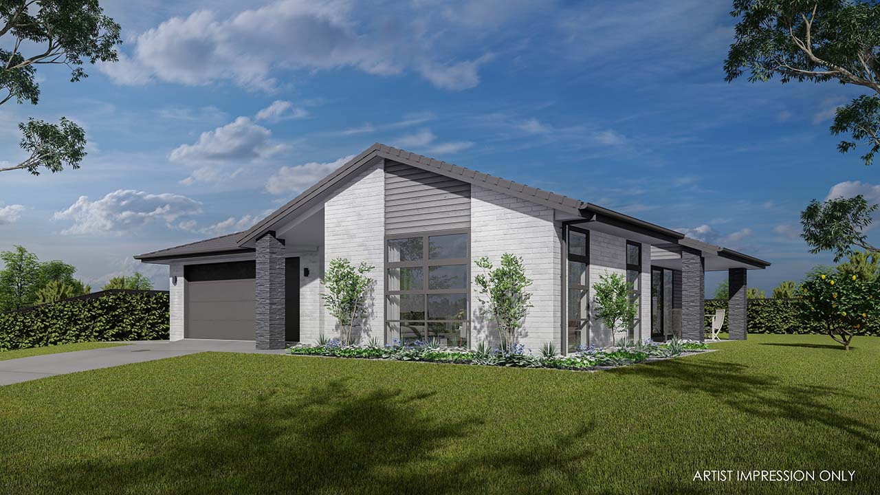  Generation Homes Sun-Filled Living on Lot 243, The Landing, One Tree Point Sycamore 3 D Render View web 