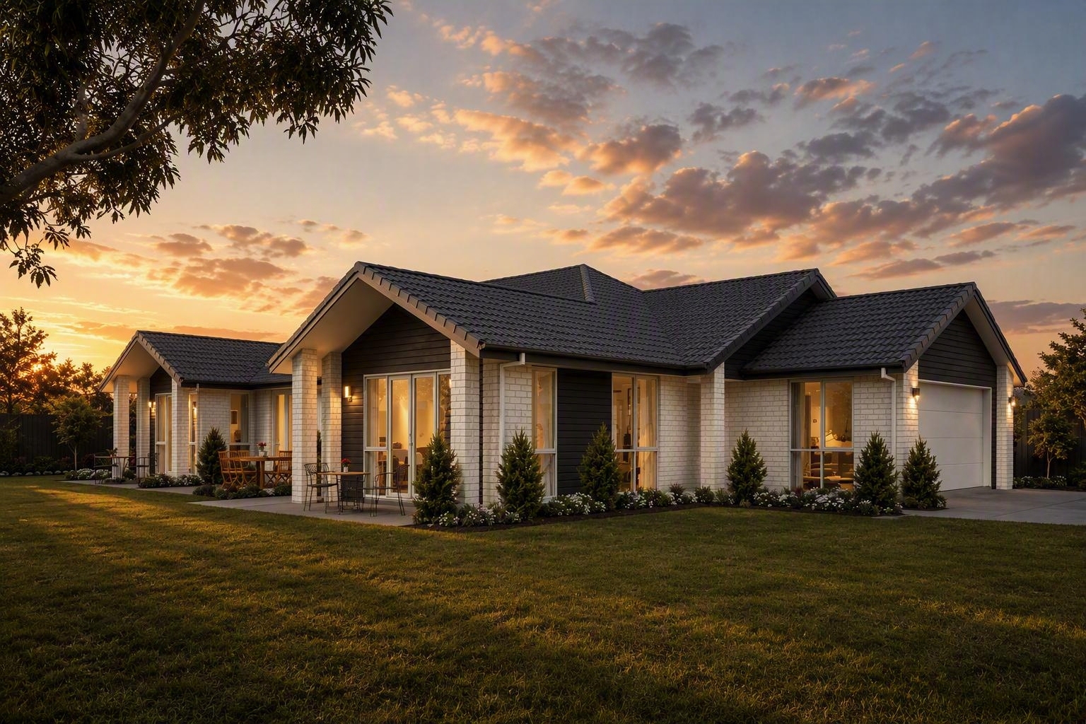  Generation Homes Ready to Escape the City? Cambridge Designer Dusk 3 D Render View web 