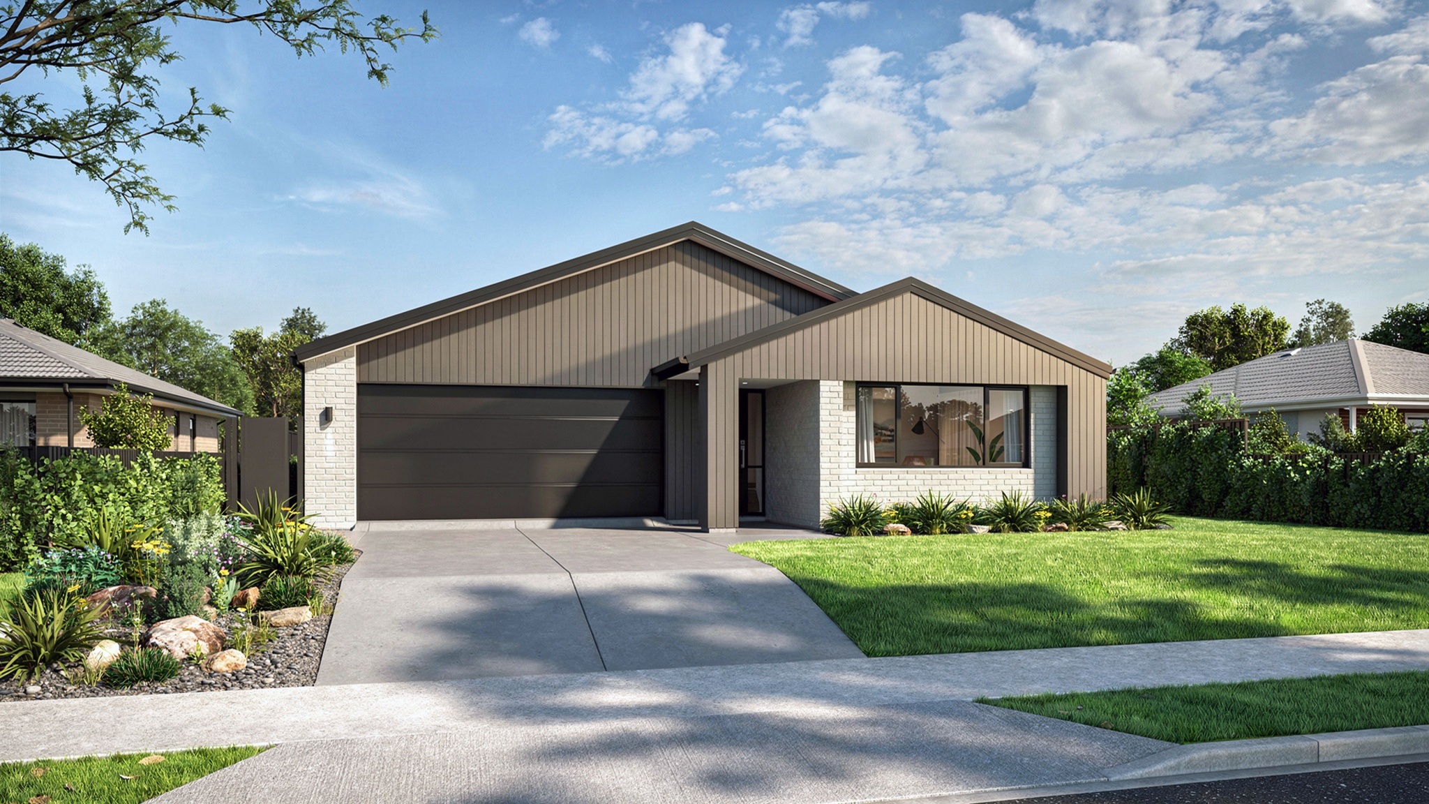  Generation Homes 3 Bedrooms in Marvelous Maea Fields Hihi 3 D Render View NEW 3840x2160 EDIT 