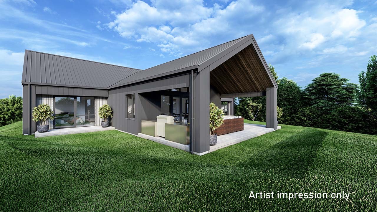  Generation Homes Create The Lifestyle You've Dreamed Of Muriwai 3 D Render exterior 2 web 