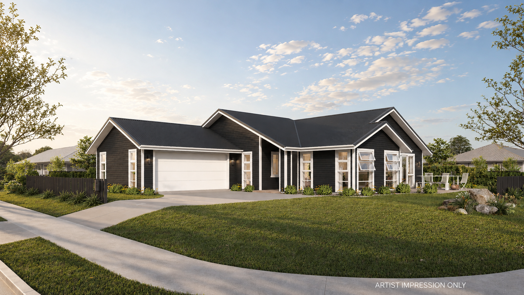  Generation Homes Pihanga in Peakedale Pihanga front new render 
