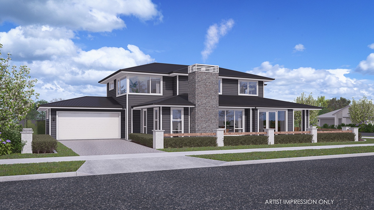  Generation Homes Monowai - Calm contemporary living Monowai 3 D View 01 web 