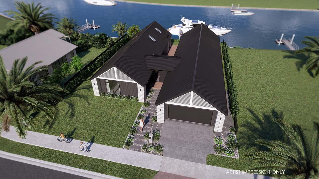  Generation Homes Sunrise On The Canal - Marsden Cove Maturiki Plan 3 D View 03 web 