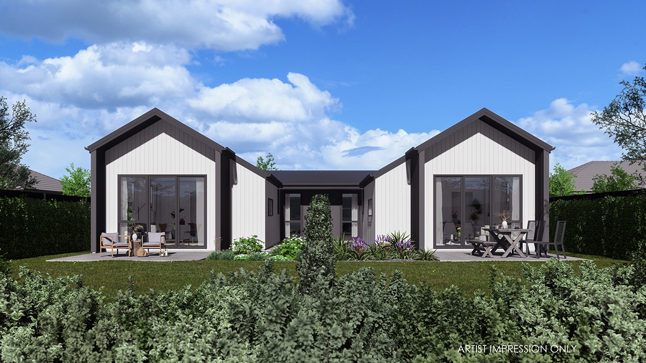  Generation Homes Tūhono Tūhono 3 D Render 3 Back Greenhill Park web 