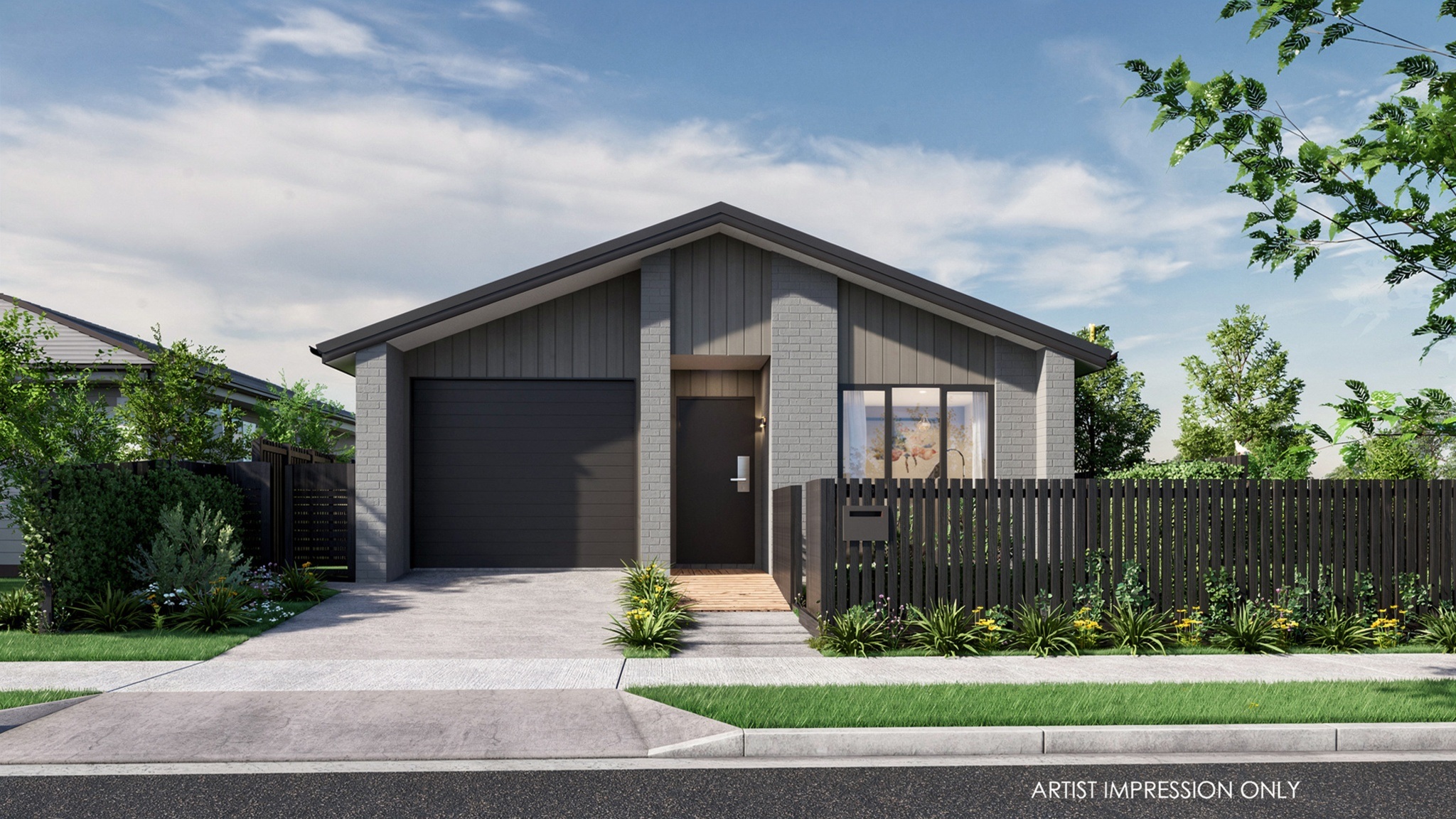 Generation Homes Wateā Wateā Hunua Views 3 D View front Edit 